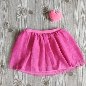 Girls Pink skirt size med 7/8